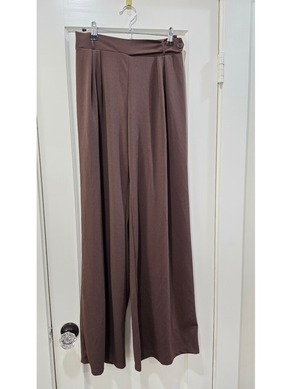 Fashion Nova Brown Wide Leg Pants Size M